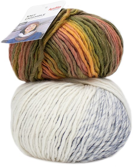 Bol wol van het merk Katia Knit Ensemble, kleurnummer 401